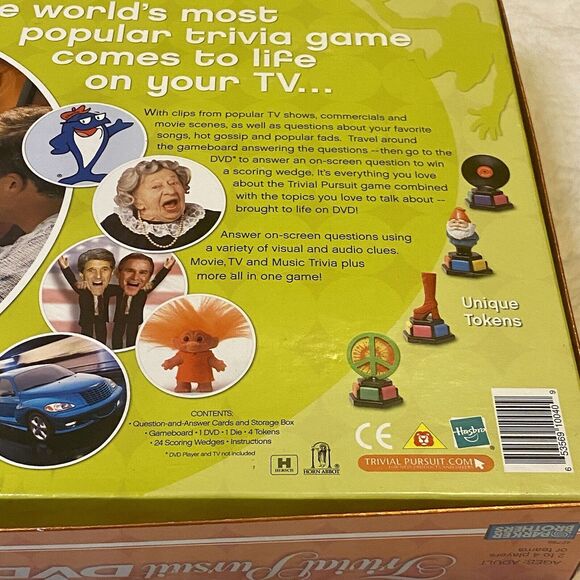 Trivial Pursuit Pop Culture 2 DVD Board Game Vintage 2005 - Picture 5 of 9